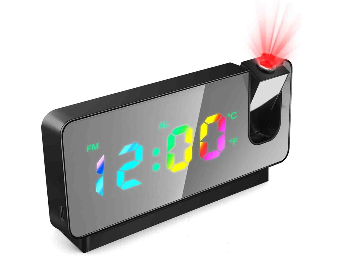 Reloj digital con proyector