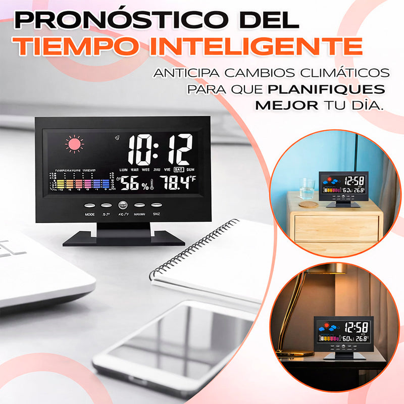 ⏰ Reloj Digital Meteorologico 4 en 1: Hora, Clima, Compra y llévate un regalo🎁