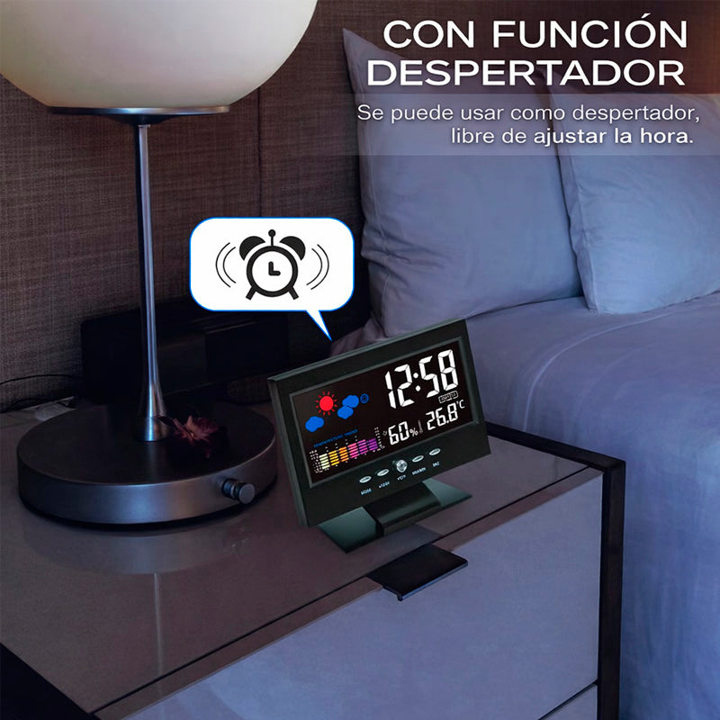 ⏰ Reloj Digital Meteorologico 4 en 1: Hora, Clima, Compra y llévate un regalo🎁